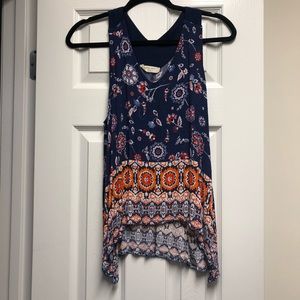 High-low Dressy Tank Top